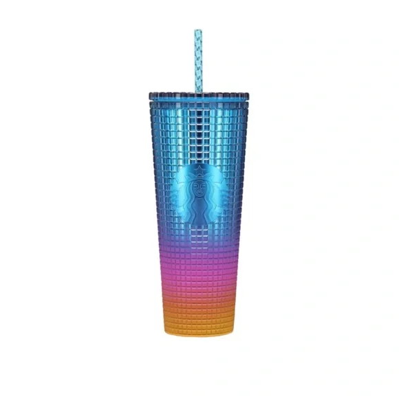 Starbucks | Kitchen | Starbucks Gradient Grid Cold Cup | Poshmark